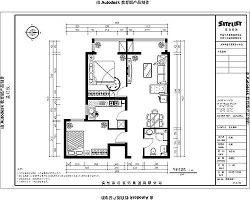 80平米户型图