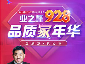 品質家年華丨業之峰928工地巡檢日