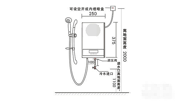 舒服洗个热水澡 电器隐患要知道