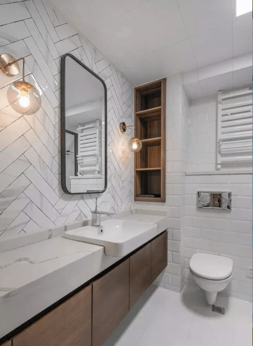 诺维家全屋定制 卫生间装成这样 既省钱又高级 Info 海天云创网