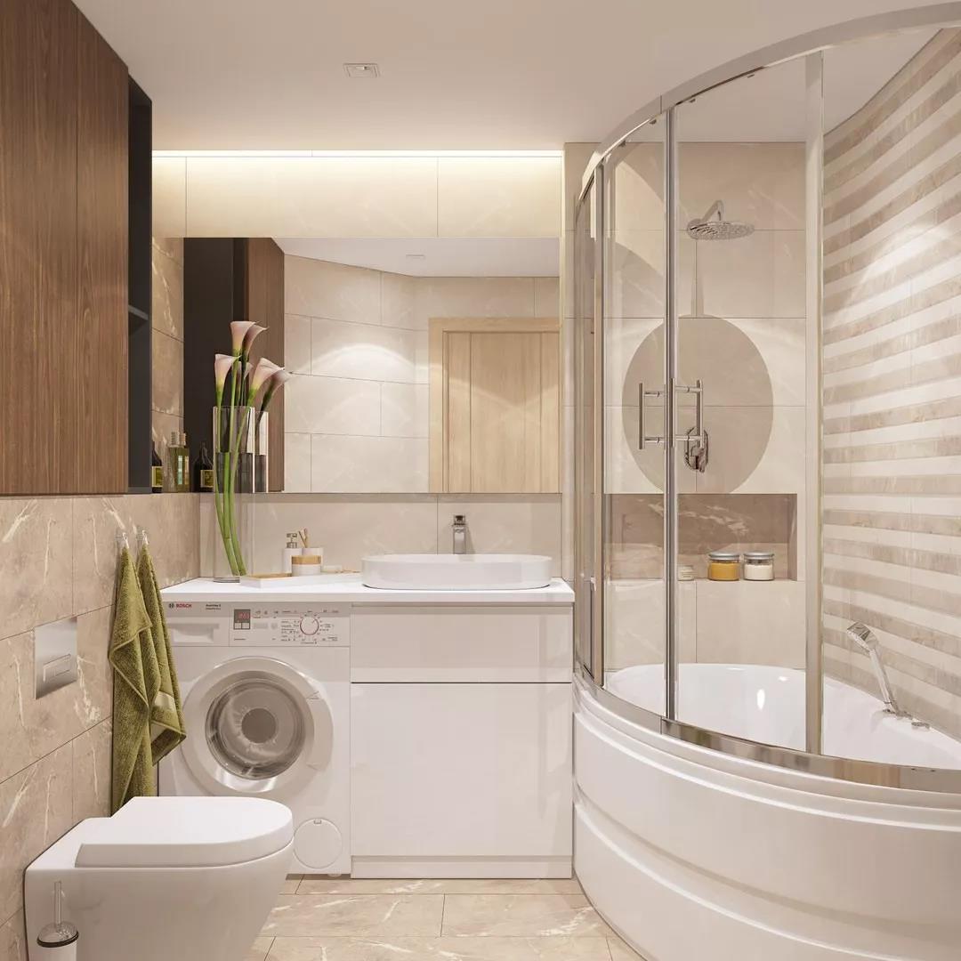 5㎡的卫生间如何设计看到这些案例真的太有用啦